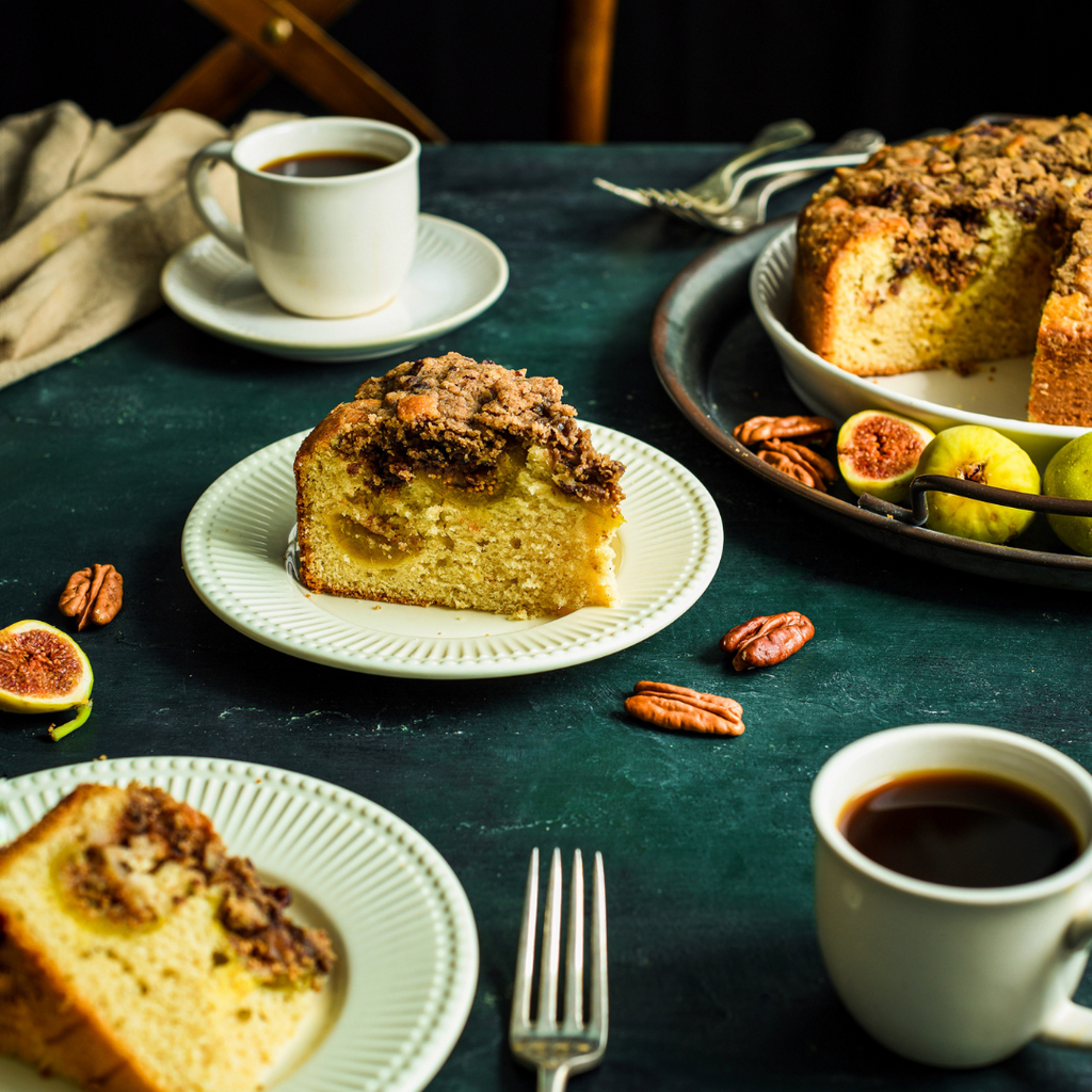 Fig Cake with Pecan Streusel