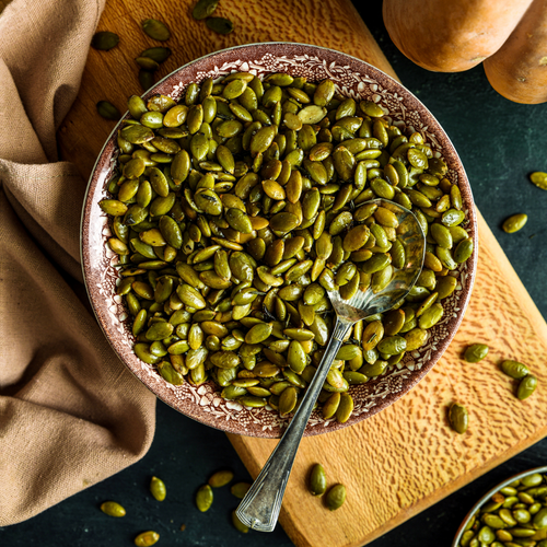 Rosemary Roasted Pumpkin Seeds