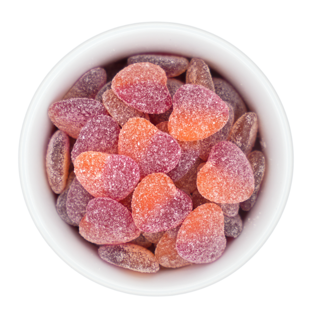 Vegan Gummies - Peach Hearts